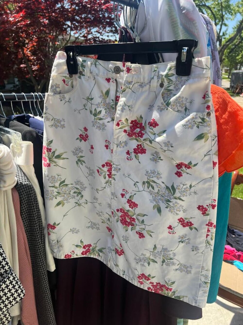 Eddie Bauer Floral Skirt 6